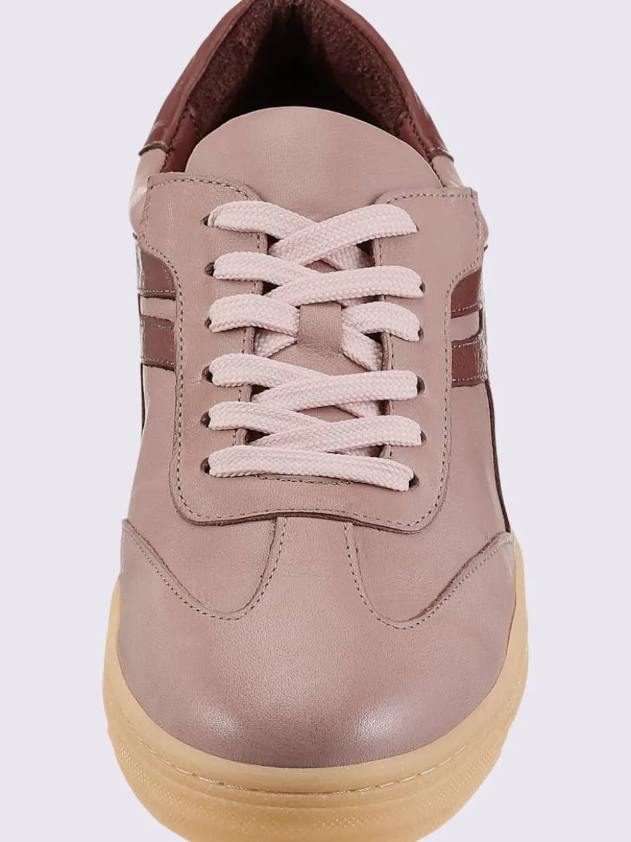 Baskets cuir nappa de vache