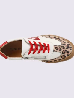 Baskets cuir vachette