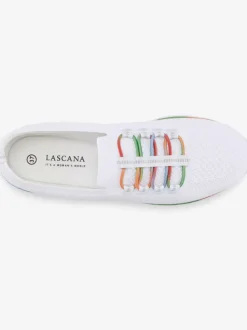 Baskets lacets élastiques et semelle flexible pour un confort optimal