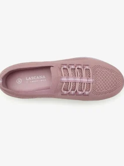 Baskets lacets élastiques et semelle flexible pour un confort optimal