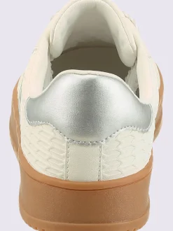 Baskets matière synthétique