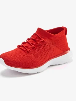 Baskets matière textile extensible douce pour s'adapter parfaitement au pied