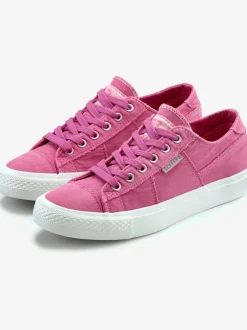 Baskets sneakers au style usé et délavé tendance