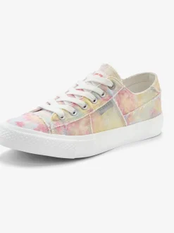 Baskets sneakers au style usé et délavé tendance