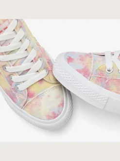 Baskets sneakers au style usé et délavé tendance