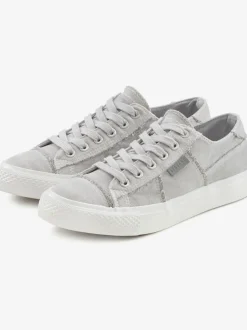 Baskets sneakers au style usé et délavé tendance