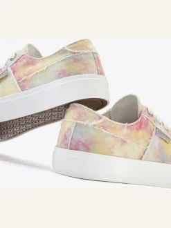 Baskets sneakers au style usé et délavé tendance