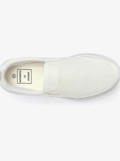 Baskets sneakers basiques confortables à enfiler avec talon légèrement rembourré pour un confort optimal