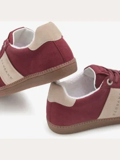 Baskets sneakers en cuir doux et de qualité avec doublure en textile douce, confortables à porter