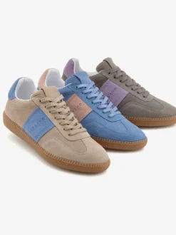 Baskets sneakers en cuir doux et de qualité avec doublure en textile douce, confortables à porter