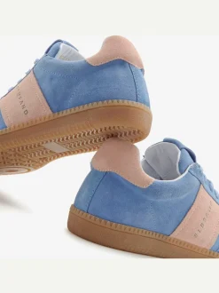 Baskets sneakers en cuir doux et de qualité avec doublure en textile douce, confortables à porter