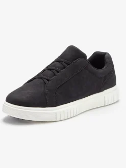 Baskets sneakers à enfiler tendance et confortables avec talon rembourré et semelle légère