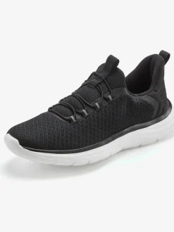 Baskets sneakers sportives et confortables avec talon légèrement rembourré et semelle flexible pour un confort optimal