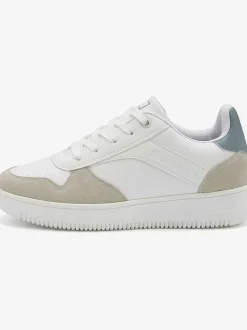 Baskets sneakers tendance avec détails contrastés