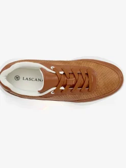 Baskets talon légèrement compensé au style chunky tendance