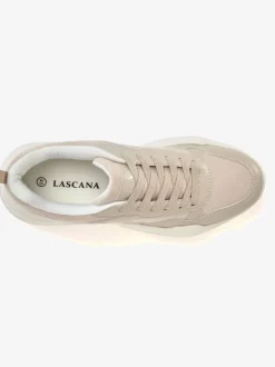 Baskets talon légèrement compensé au style chunky tendance