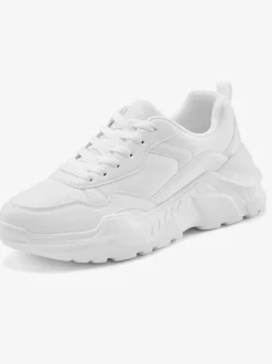 Baskets talon légèrement compensé au style chunky tendance