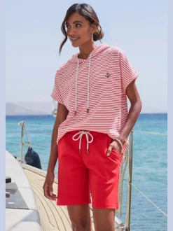 Bermuda confortable avec ceinture élastique à cordon et poches pratiques