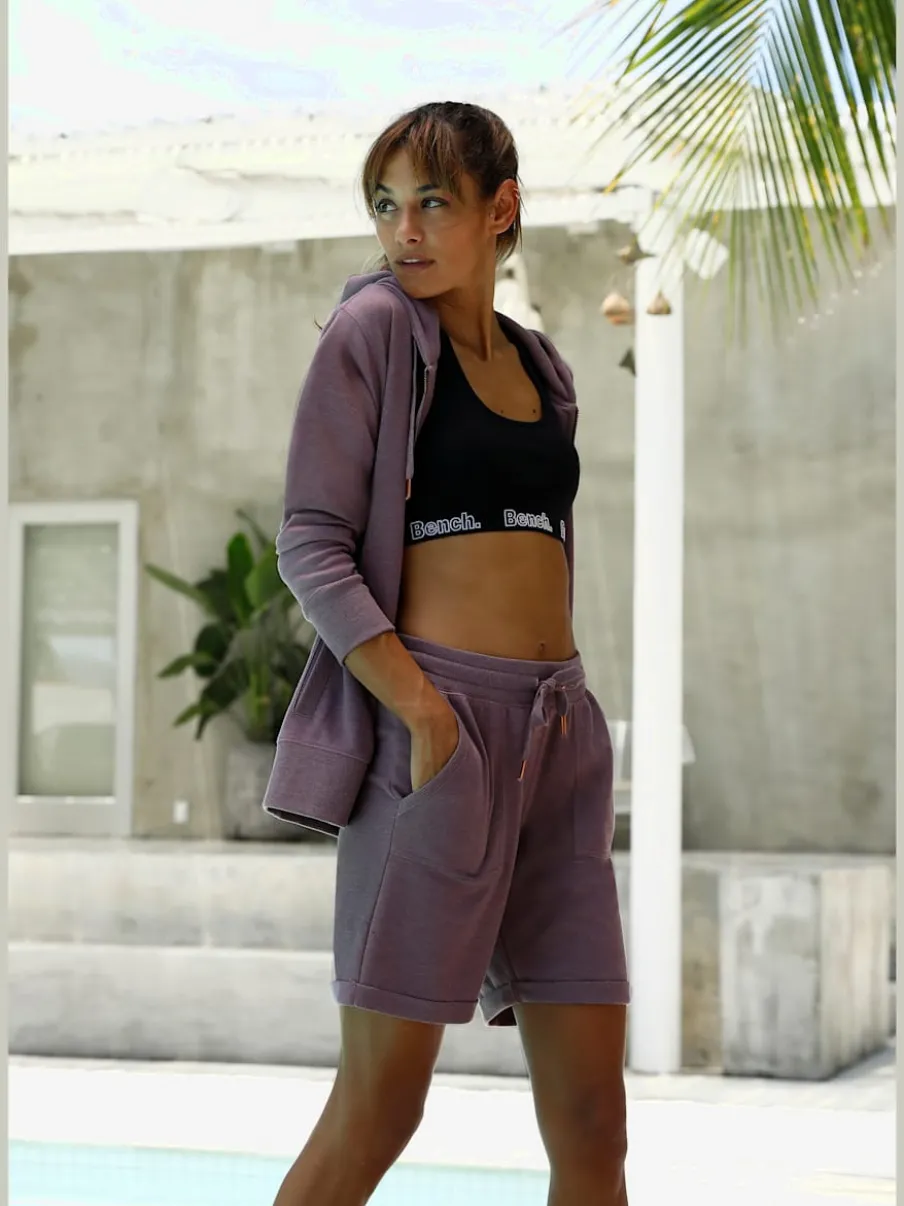 Bermuda confortable avec poches plaquées et ceinture élastique