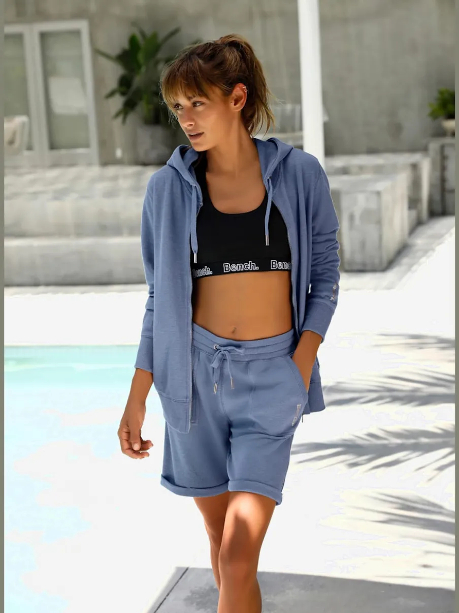 Bermuda confortable avec poches plaquées et ceinture élastique