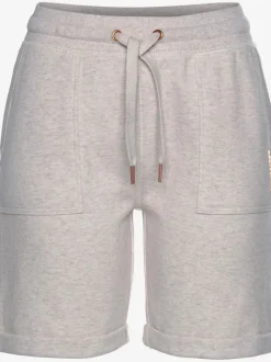 Bermuda confortable avec poches plaquées et ceinture élastique