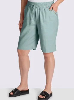 Bermuda mélange lin et viscose