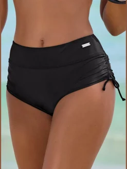 Bikini mini-short réglable sur le côté en polyamide recyclé