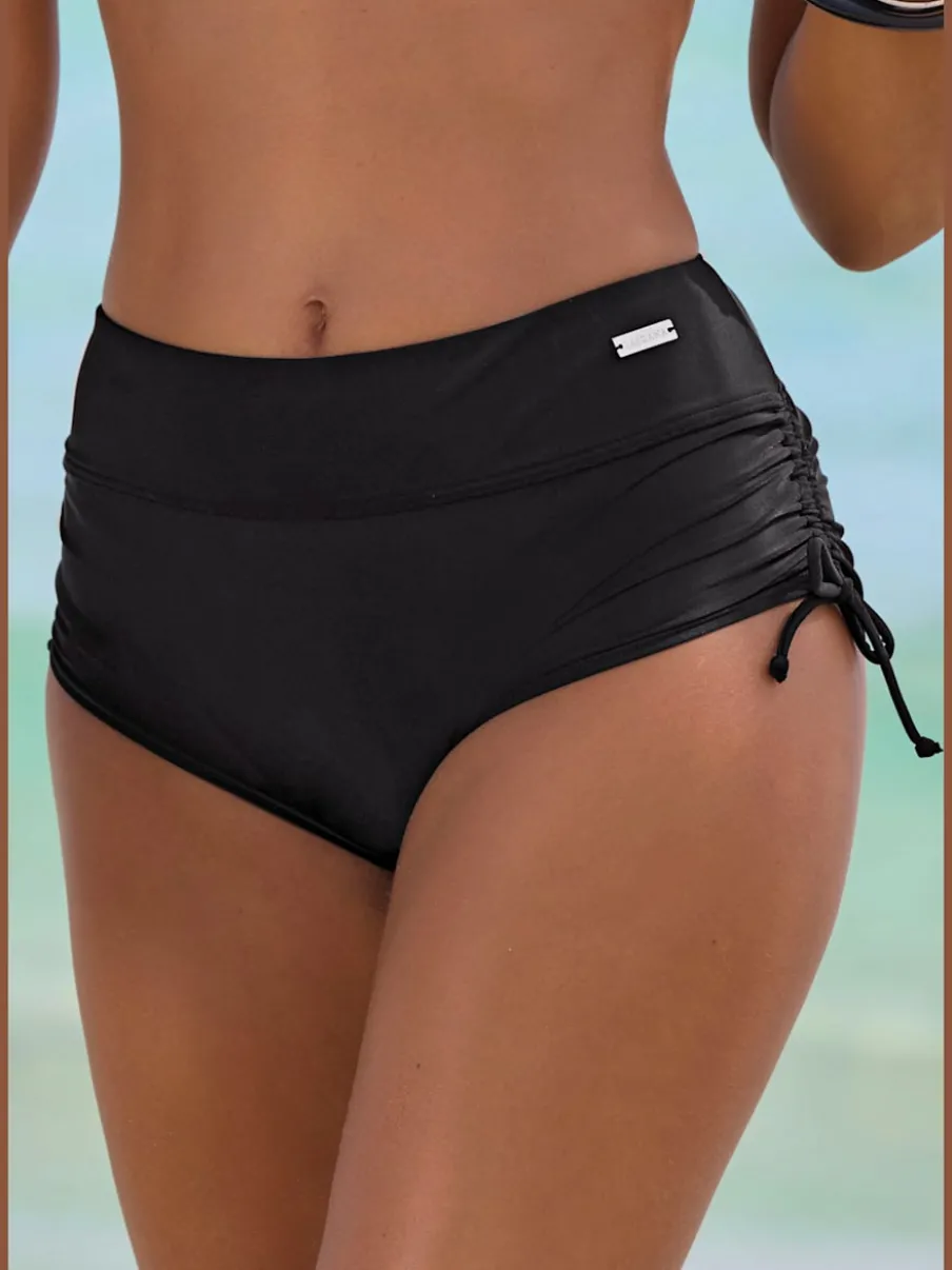 Bikini mini-short réglable sur le côté en polyamide recyclé