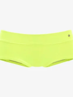 Bikini mini-short uni avec haut à triangle et qualité microfibre douce