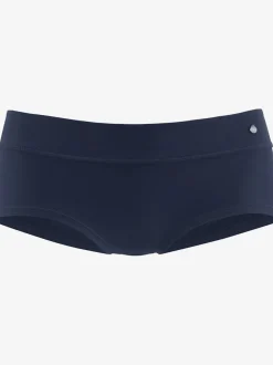 Bikini mini-short uni avec haut à triangle et qualité microfibre douce