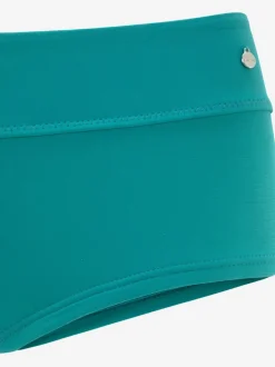 Bikini mini-short uni avec haut à triangle et qualité microfibre douce