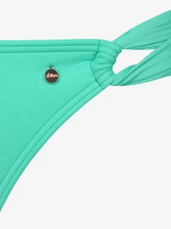 Bikini push-up avec bonnets doublés et ruban noué