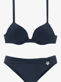Bikini push-up avec bonnets rembourrés et bretelles réglables