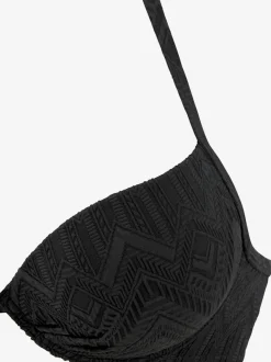 Bikini push-up bonnets rembourrés noués cou renfort intégré
