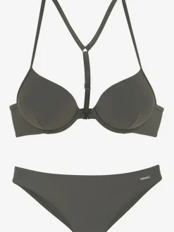 Bikini push-up à bretelles réglables avec look dos nageur