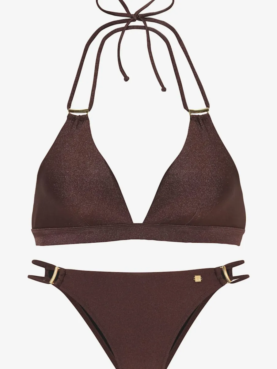 Bikinis triangle avec bonnets amovibles et bandes latérales