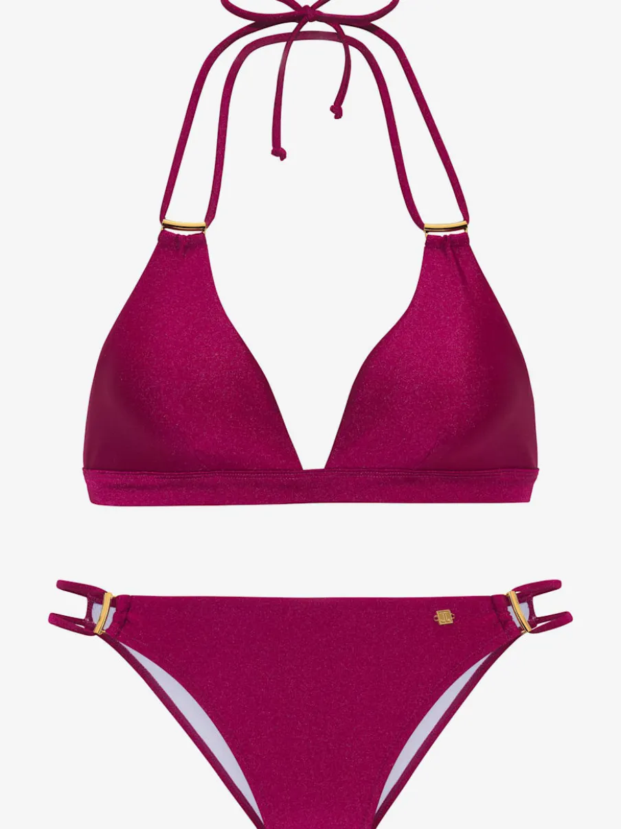 Bikinis triangle avec bonnets amovibles et bandes latérales
