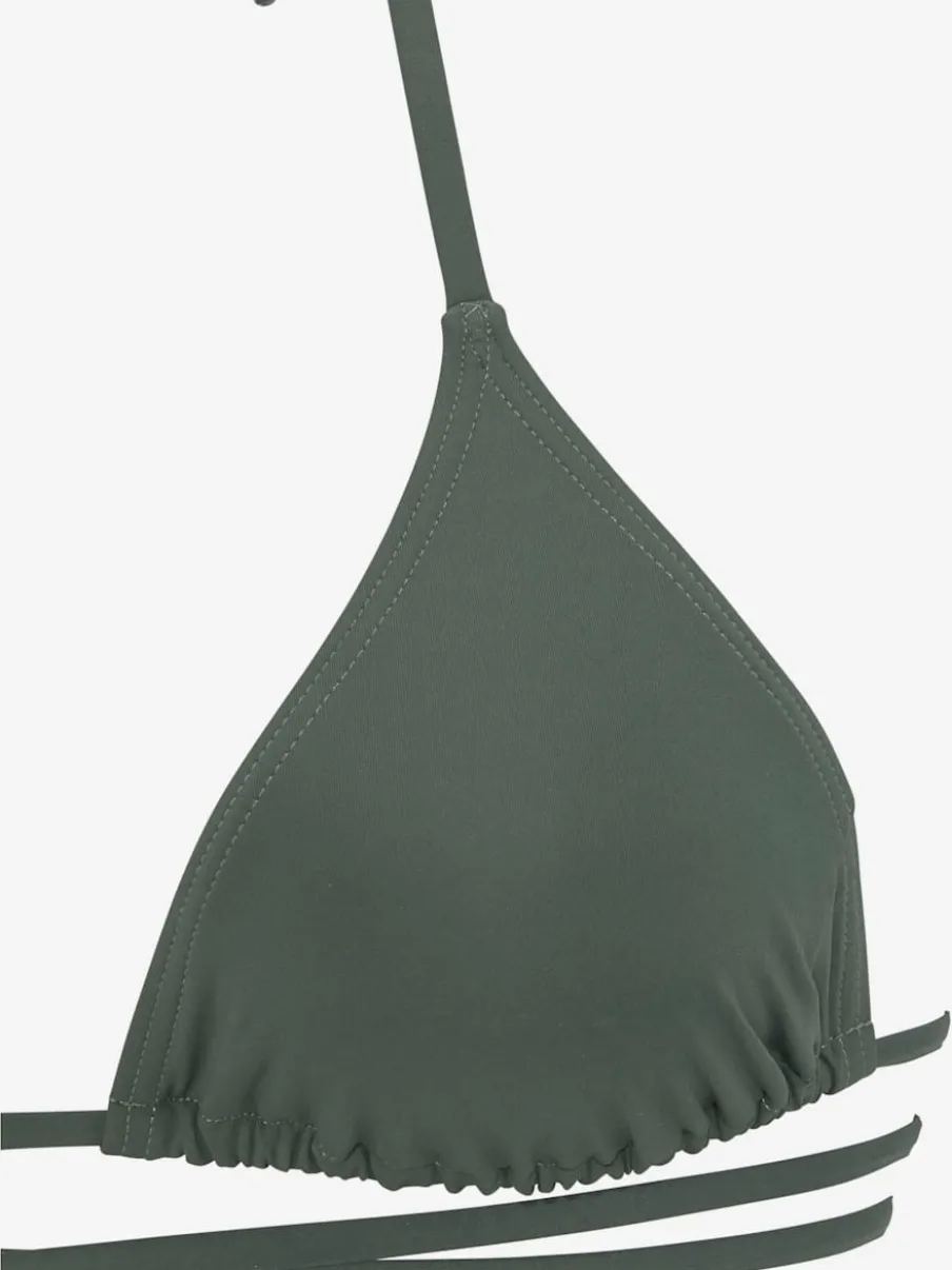 Bikinis triangle avec bonnets amovibles et lien noué