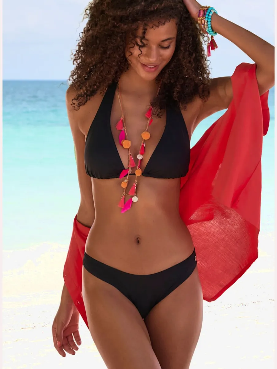 Bikini triangle avec bonnets amovibles à nouer multifonctionnel