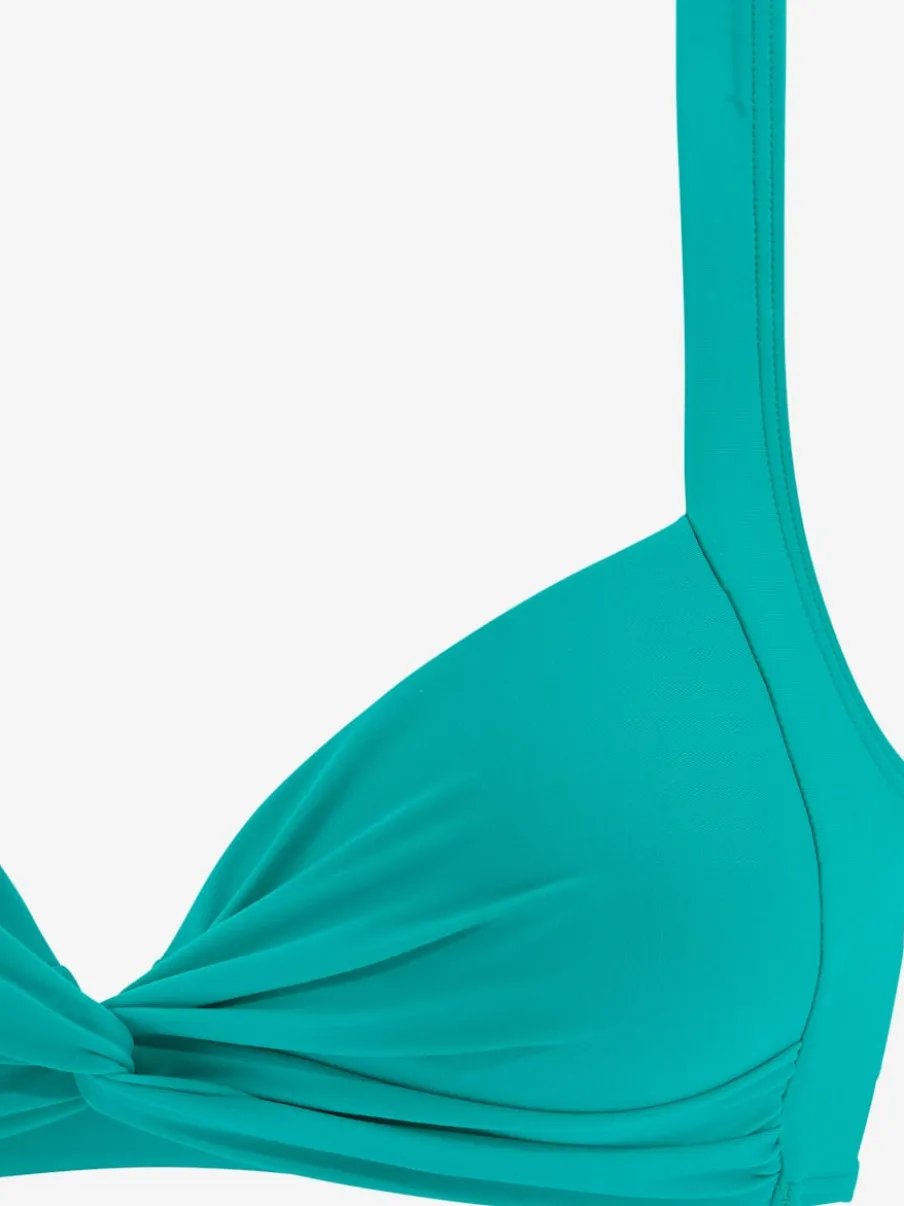 Bikini triangle avec bonnets rembourrés et bretelles réglables