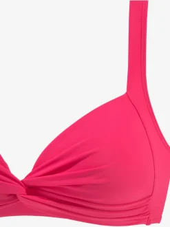Bikini triangle avec bonnets rembourrés et bretelles réglables
