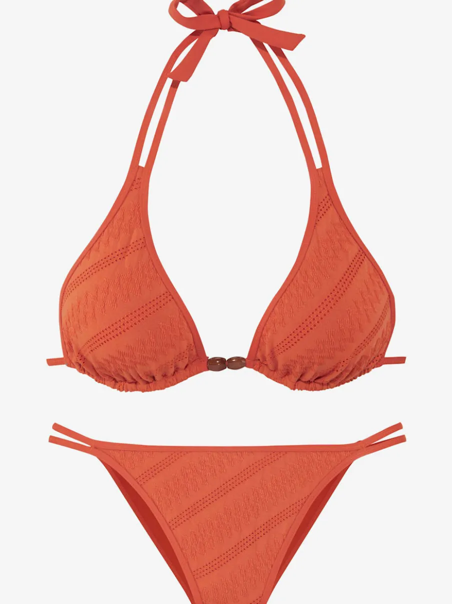 Bikini triangle avec bretelles et bonnets amovibles