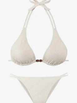 Bikini triangle avec bretelles et bonnets amovibles
