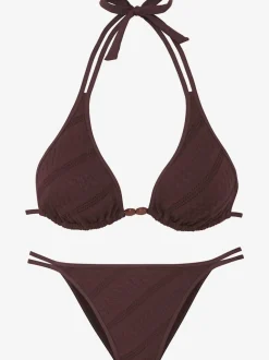 Bikini triangle avec bretelles et bonnets amovibles