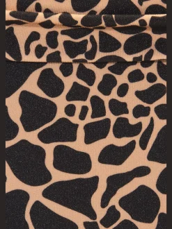 Bikini triangle avec imprimé animal et bonnets amovibles