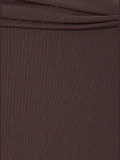 Bikini triangle avec jolies perles fantaisie et ceinture à revers