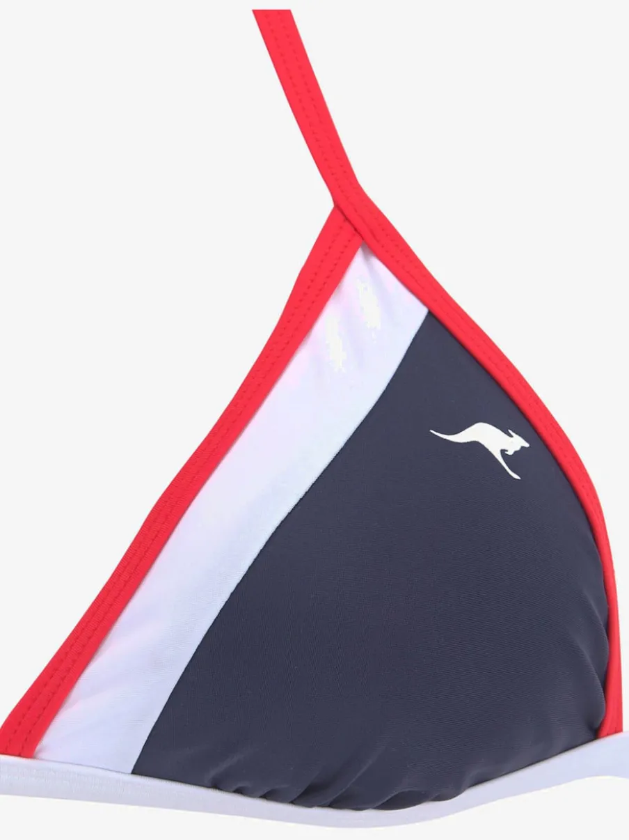 Bikini triangle à nouer sport chic bonnets amovibles
