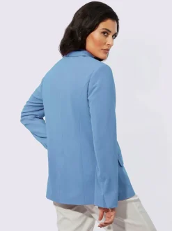 Blazer avec col à revers et manches longues fendue