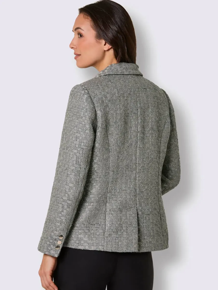Blazer bouclé 30% laine