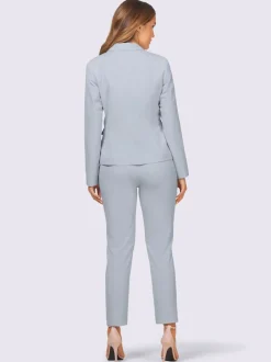 Blazer cintré avec pantalon à poches et couture structurante